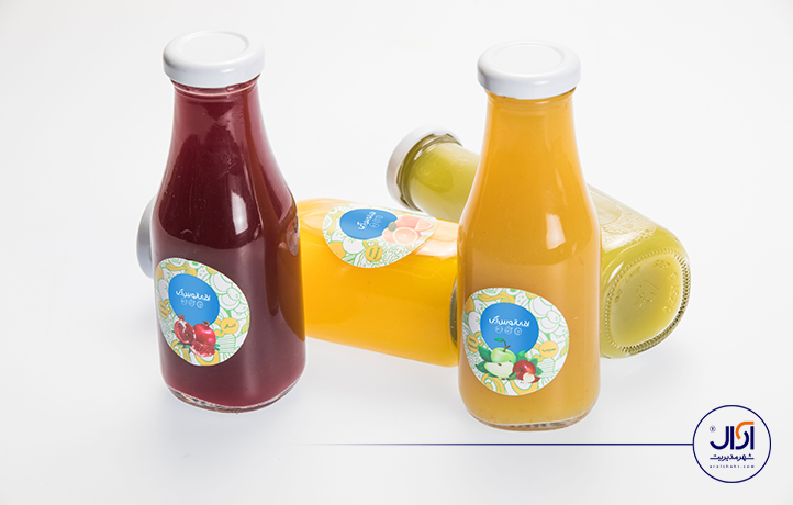 طراحی لیبل اقیانوس آبی